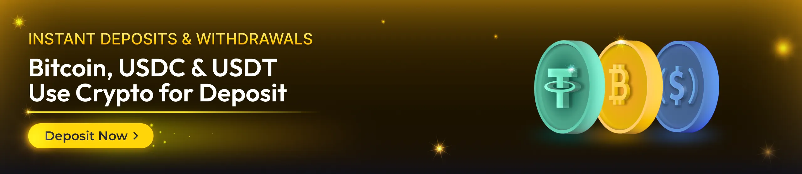 Crypto Deposit Banner